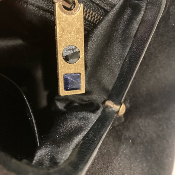 Louis Vuitton Limited Edition Black Quilted Monogram Mink Demi Lune Satchel - Picture 9 of 16